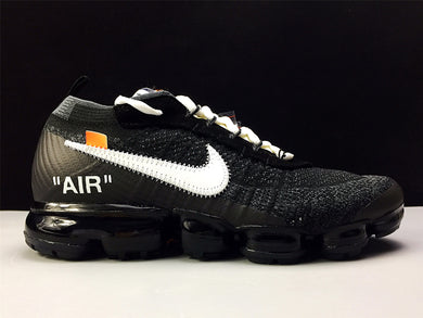 Nike Air VaporMax Flyknit X Off White Black Running
