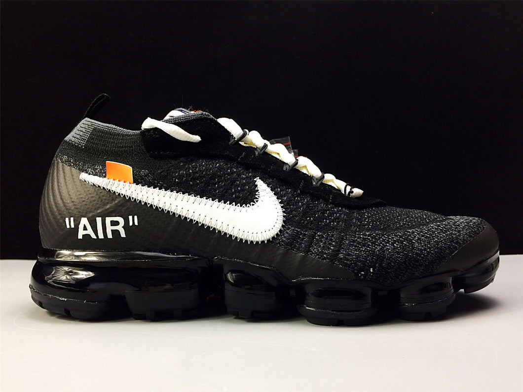 Nike Air VaporMax Flyknit X Off White Black Running