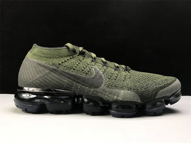 Nike Air VaporMax Flyknit Shoes Green Olive Running