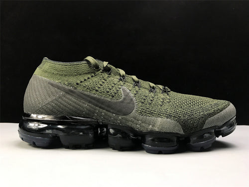 Nike Air VaporMax Flyknit Shoes Green Olive Running